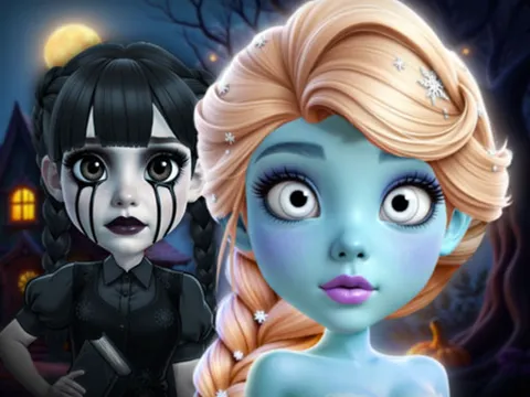 Play Bootiful Princess Match - Free Online Halloween